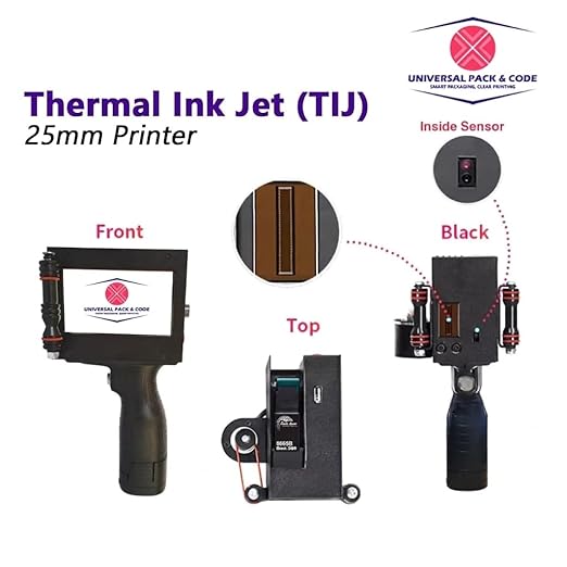 UNIVERSAL SEAL G20+ 25.4mm Portable Handheld Inkjet Printer | Large Format Batch Coding Machine for MRP, Expiry, Barcode & QR Code Printing | Industri - Image 6