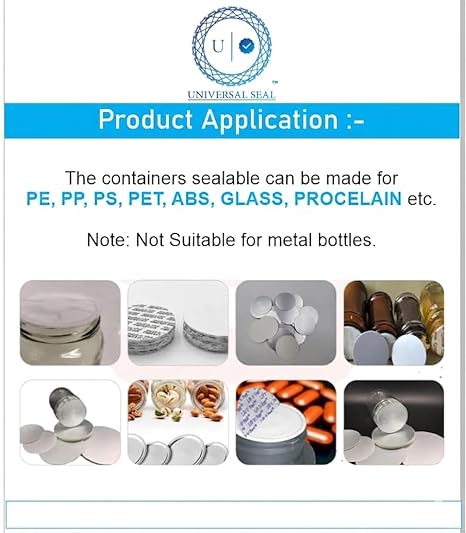 UNIVERSAL SEAL DCGY-F200 Portable Induction Sealer | 20–80mm Cap Foil Sealing Machine | Heavy-Duty Bottle Cap Sealer for Leak-Proof & Tamper-Evident P - Image 4