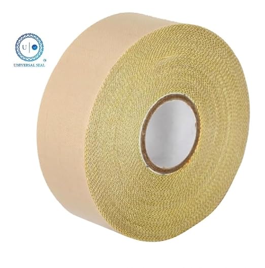 UNIVERSAL SEAL Adhesive Teflon Tape Roll 1.5 Inch x 10M | Heat Resistant Sealing Machine Spare Tape | Industrial Adhesive Heating & Masking Tape for P - Image 2