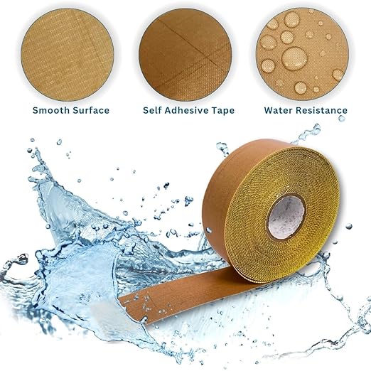 UNIVERSAL SEAL Adhesive Teflon Tape Roll 1.5 Inch x 10M | Heat Resistant Sealing Machine Spare Tape | Industrial Adhesive Heating & Masking Tape for P - Image 3
