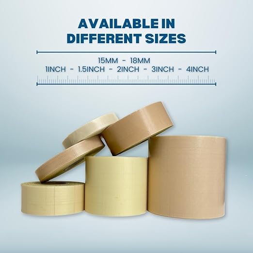 UNIVERSAL SEAL Adhesive Teflon Tape Roll 1.5 Inch x 10M | Heat Resistant Sealing Machine Spare Tape | Industrial Adhesive Heating & Masking Tape for P - Image 4