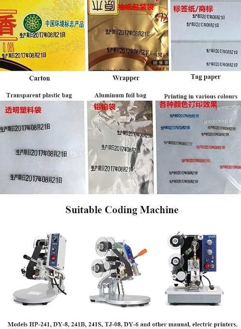UNIVERSAL SEAL Hot Stamp Ribbon 30mm x 100m (Black) | Thermal Transfer Ribbon for Date Coder, Batch Coding & MRP Printing | Compatible with Hot Stamp  - Image 5