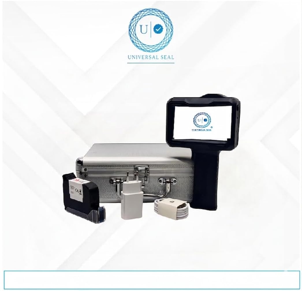 UNIVERSAL SEAL Advance 12.7mm Handheld Thermal Inkjet Printer with Inbuilt Encoder, Portable Date & Batch Coding Machine for Uneven & Curved Surfaces, - Image 4