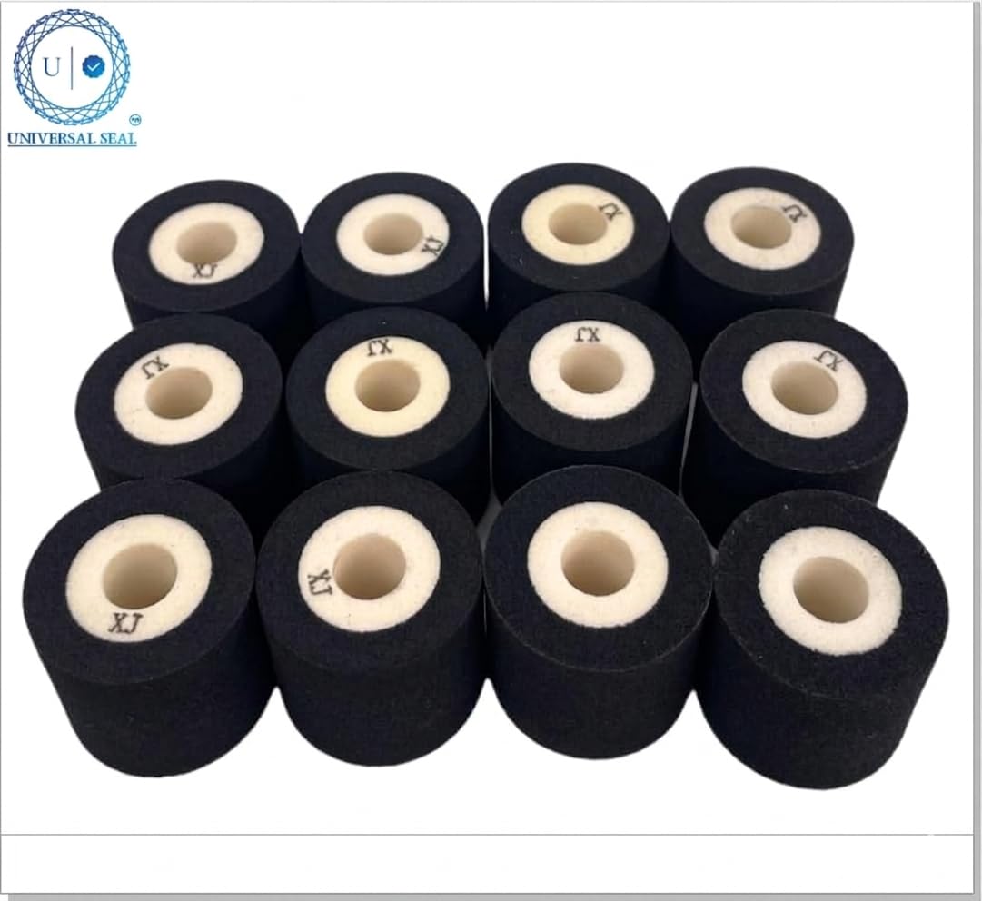 UNIVERSAL SEAL Hot Ink Roller (36mm x 32mm) for Batch Coding Machine | 1-Inch Core | Fast-Drying High-Quality Printing Ink Roll | Suitable for Expiry, - Image 3