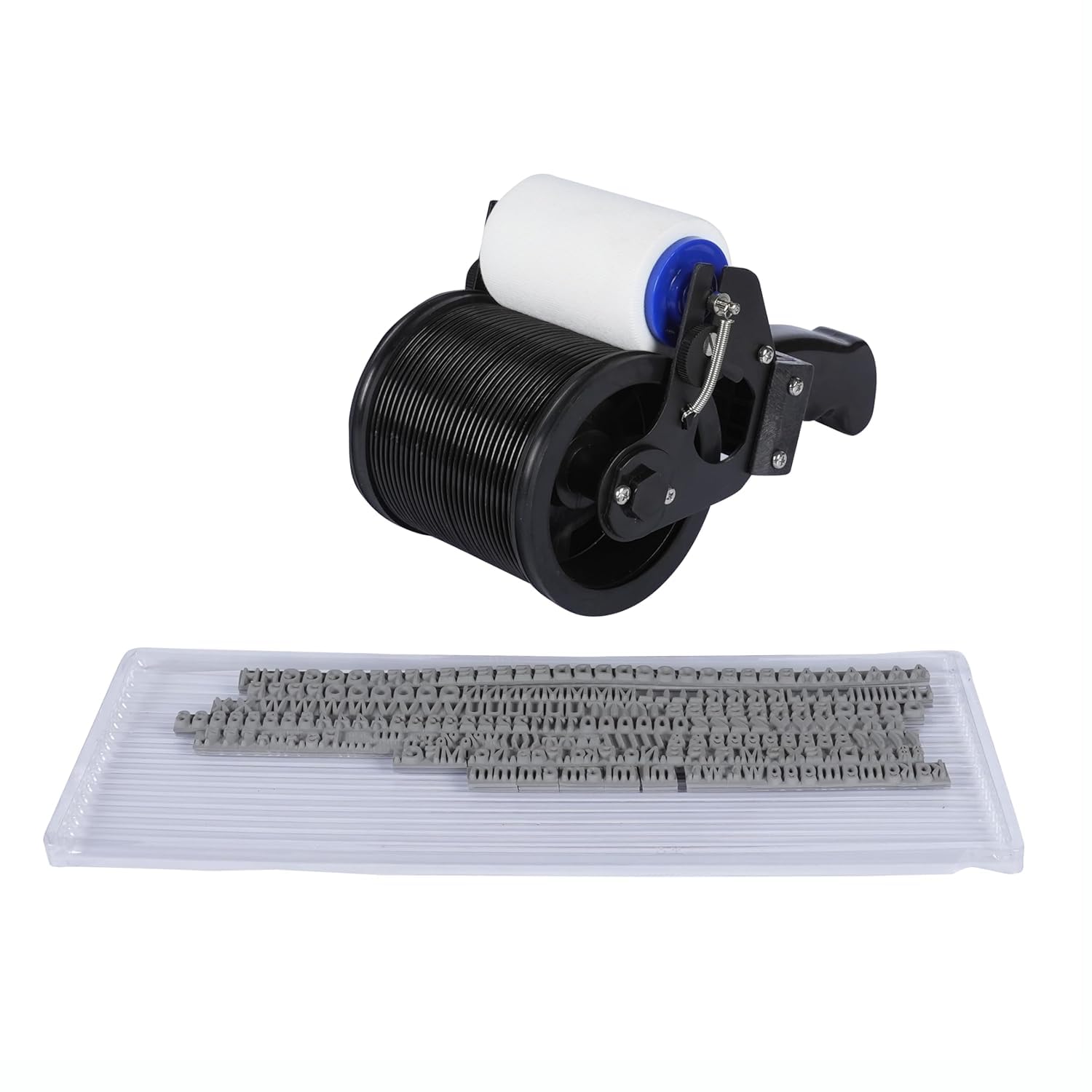 UNIVERSAL SEAL Handy Coder Machine | 4-Inch Manual Batch Coding Printer with 8mm Letter Set | Prints MFG, EXP, MRP, Batch No. on Laminated & Non-Lamin - Image 2