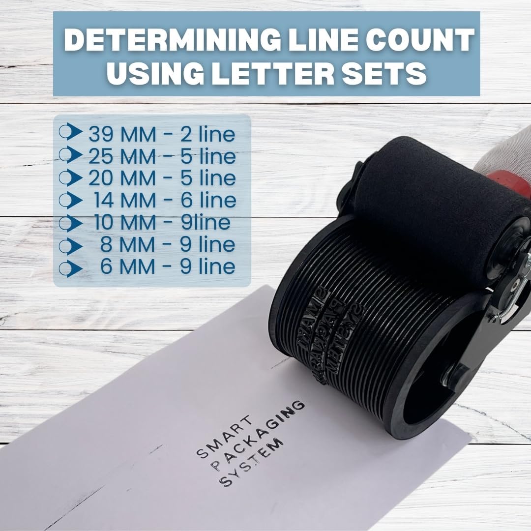 UNIVERSAL SEAL Handy Coder Machine | 4-Inch Manual Batch Coding Printer with 8mm Letter Set | Prints MFG, EXP, MRP, Batch No. on Laminated & Non-Lamin - Image 4