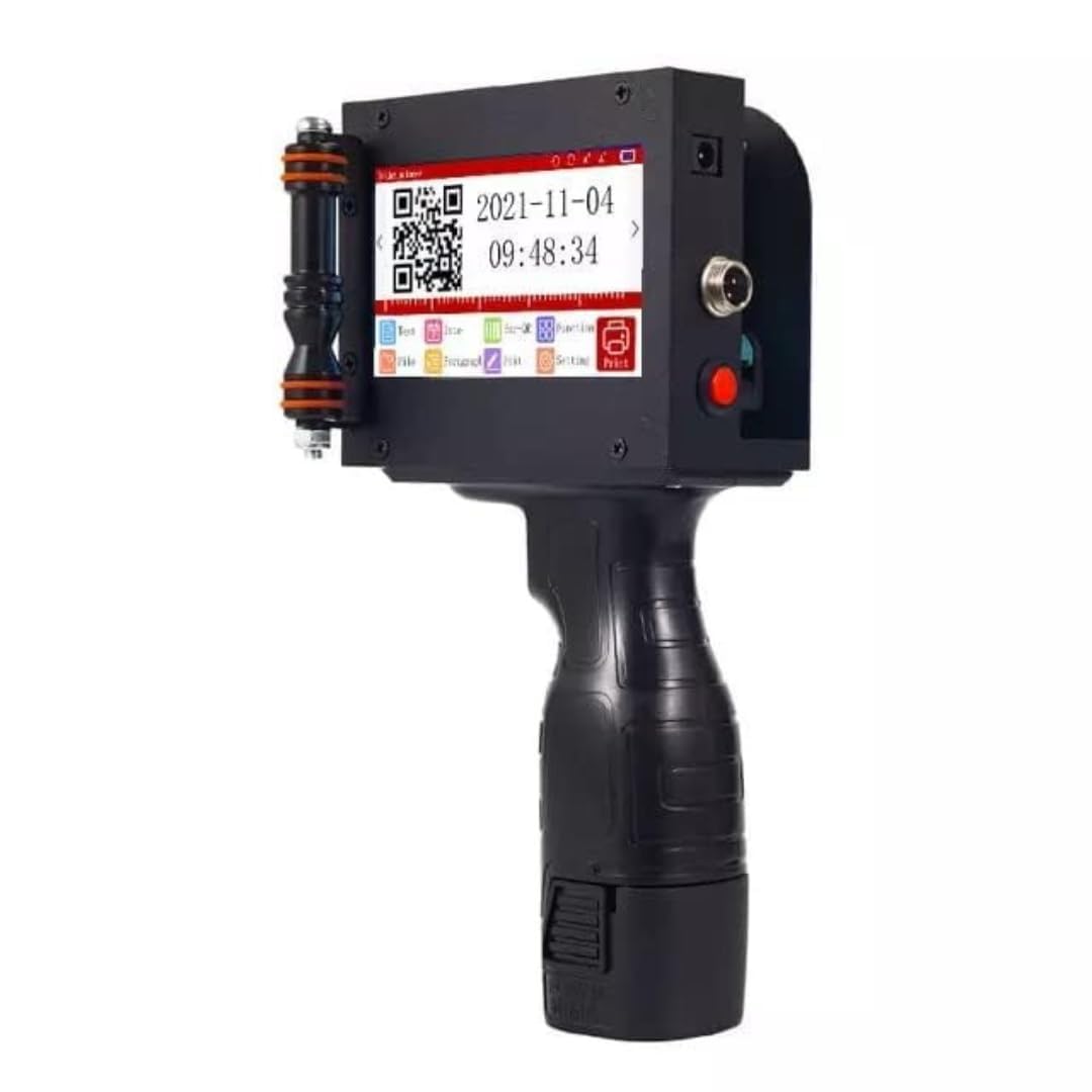 UNIVERSAL SEAL 12.7mm Handheld Smart Date Coder TIJ Inkjet Printer | Batch Code, Logo, MFG & Expiry Printing Machine for Plastic Bottles & Labels - Image 4