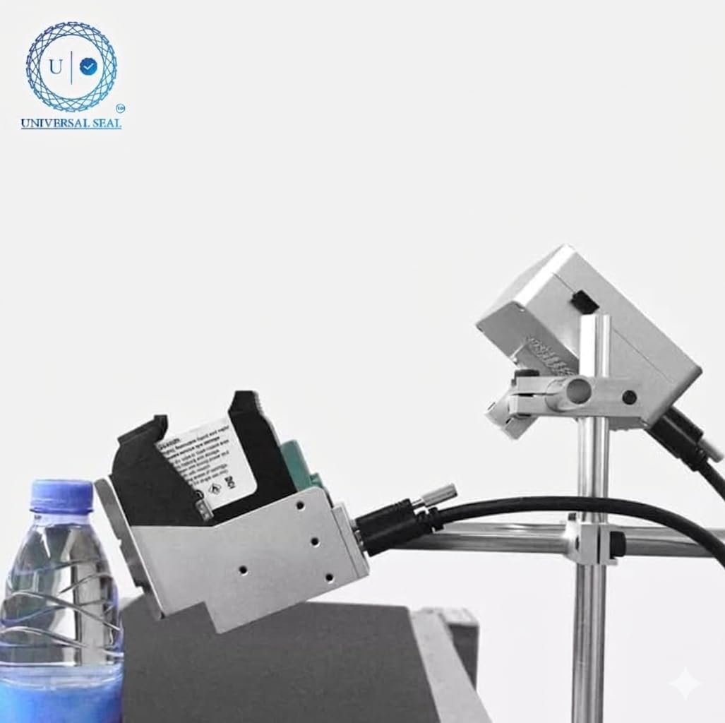 UNIVERSAL SEAL 5-Inch Display Online Automatic Industrial Thermal TIJ Printer 12.7mm | High-Speed Coding Machine for Expiry Date, Batch No., Barcode,  - Image 3
