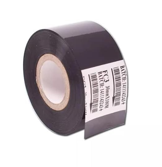 UNIVERSAL SEAL, 20 Rolls Hot Stamp Ribbon Thermal Transfer Ribbon 30mm x 100m for Date Coder Hot Stamp Printer 241 241B 241S TJ-08 DY-8 DY-6 (Black) - Image 2