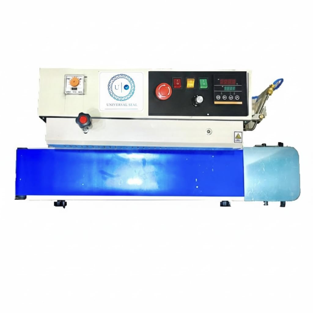UNIVERSAL SEAL Heavy Duty Continuous Horizontal MS Band Sealer with Nitrogen Flushing Kit | Automatic Band Sealing & Packaging Machine | 10 mm Seal Wi - Image 4