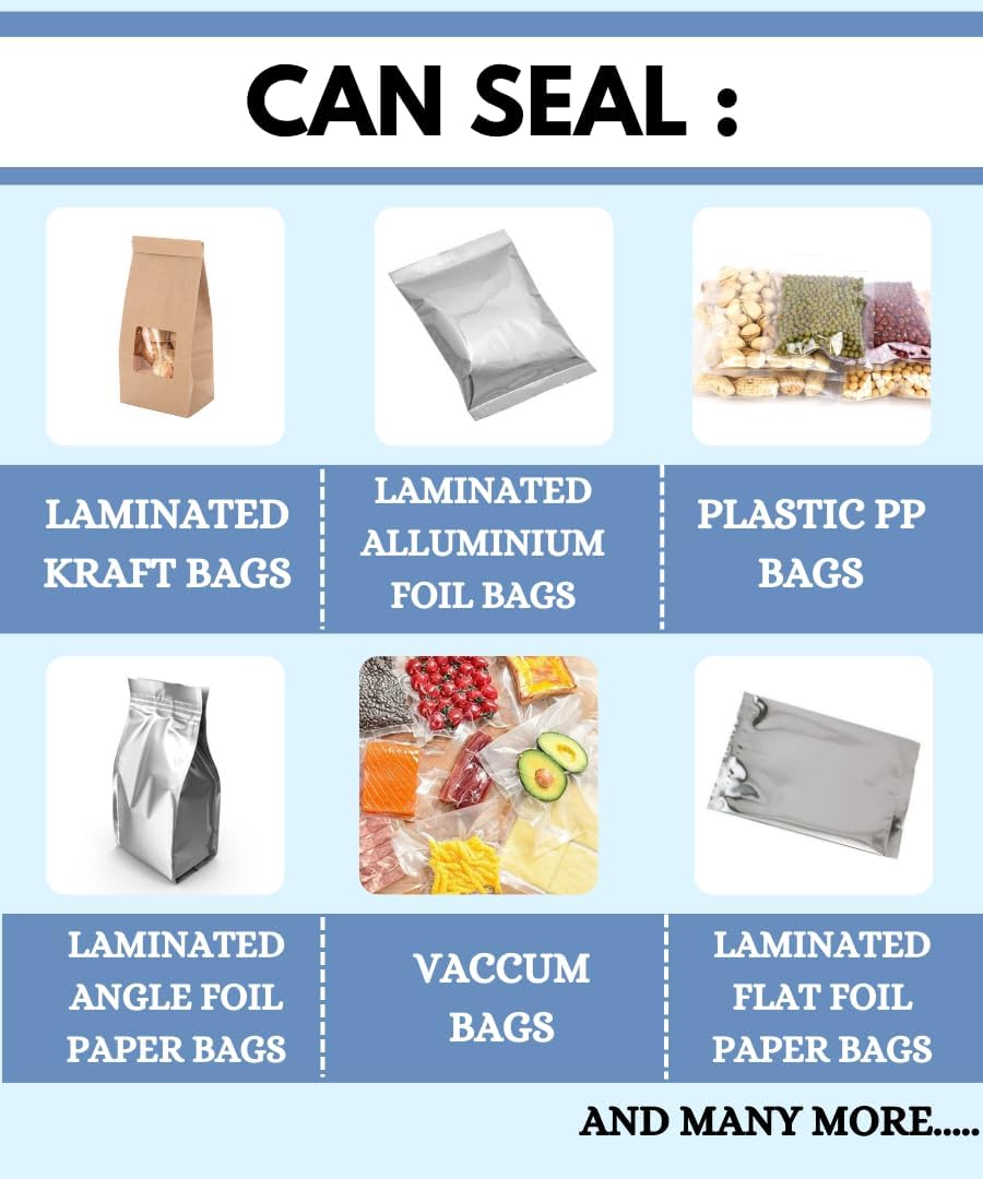 UNIVERSAL SEAL Heavy Duty Continuous Horizontal MS Band Sealer with Nitrogen Flushing Kit | Automatic Band Sealing & Packaging Machine | 10 mm Seal Wi - Image 5