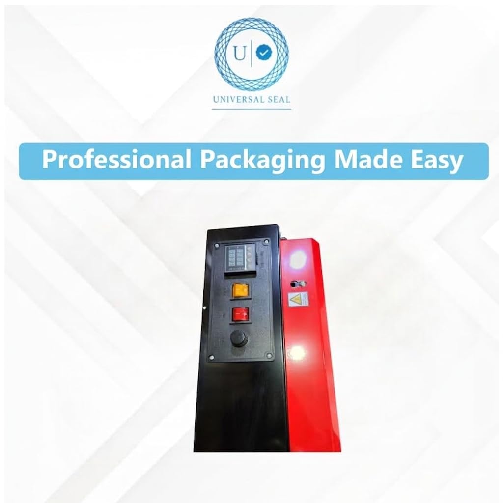 UNIVERSAL SEAL FR-900M Mini Continuous Band Sealer Machine with Conveyor | Portable Heat Sealing Machine for Plastic & Laminated Pouches | Fast & Unif - Image 2