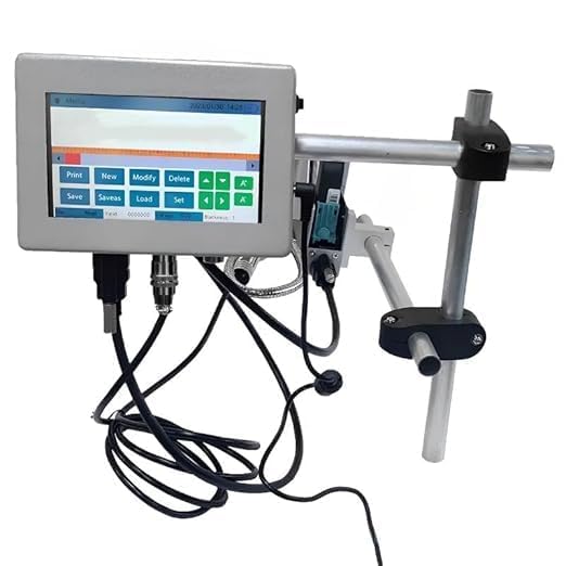 UNIVERSAL SEAL 25mm Automatic Batch Coding Printer | 5-Inch Touchscreen High-Resolution Inkjet Printing Machine for Expiry Date, MRP, Batch No., Barco - Image 7