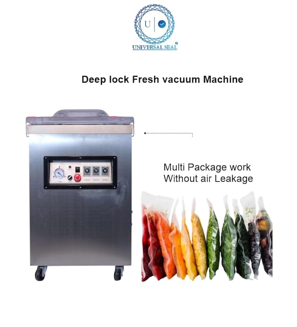 UNIVERSAL SEAL DZ500 Single Chamber Vacuum Sealer Machine | 500mm Sealing Length | Heavy Duty Industrial Vacuum Packaging Machine - Image 4