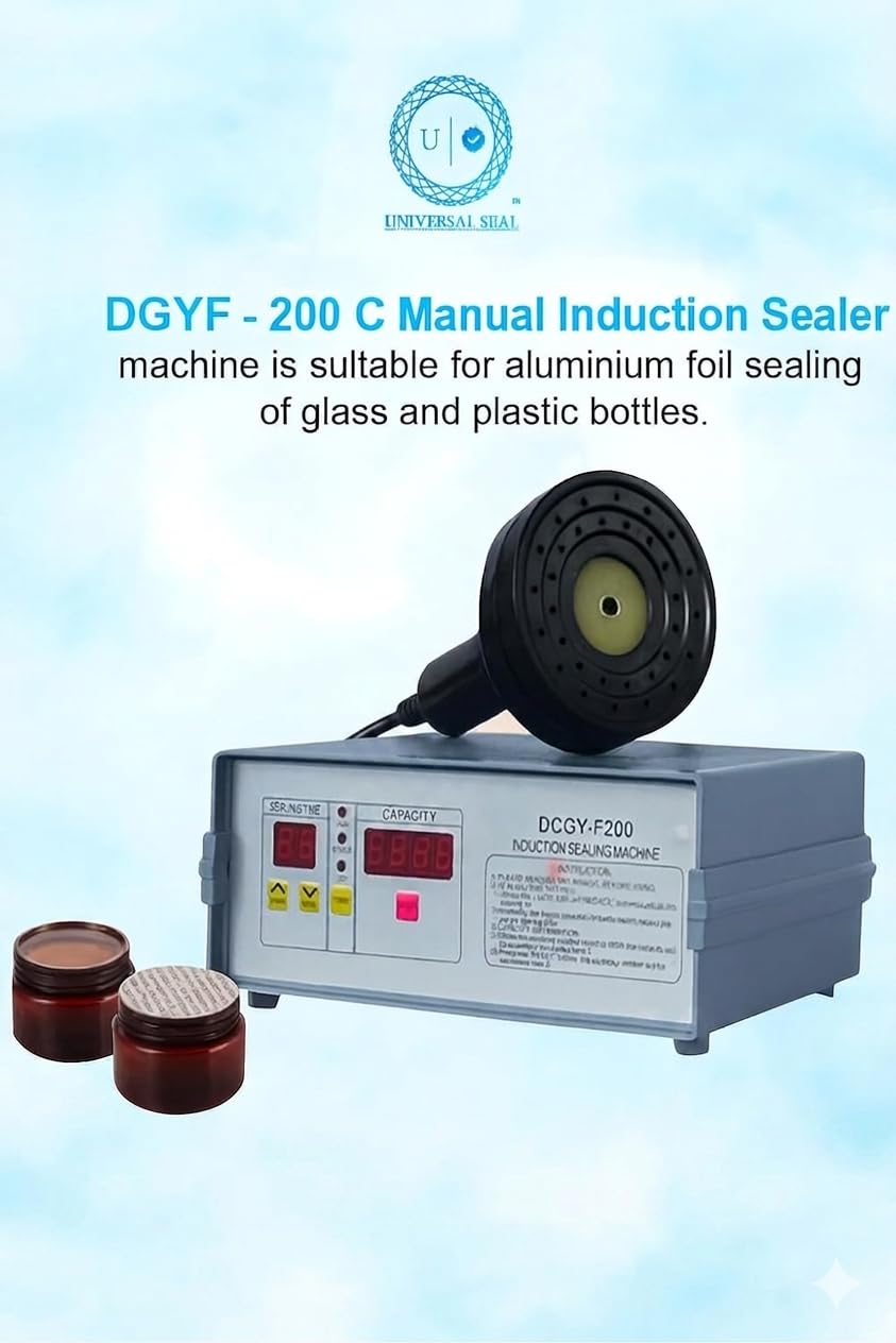 UNIVERSAL SEAL DCGY-F200 Economic Induction Sealing Machine | 20–80mm Cap Foil Sealer | Portable Handheld Bottle Induction Sealer for Leak-Proof & Tam - Image 3