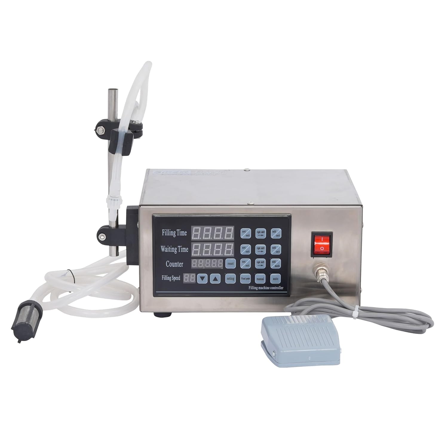UNIVERSAL SEAL LT-130 Single Head Digital Liquid Filling Machine | Manual & Automatic Control | for Low Viscosity Oil, Milk, Beverage, Essential Oil,  - Image 3