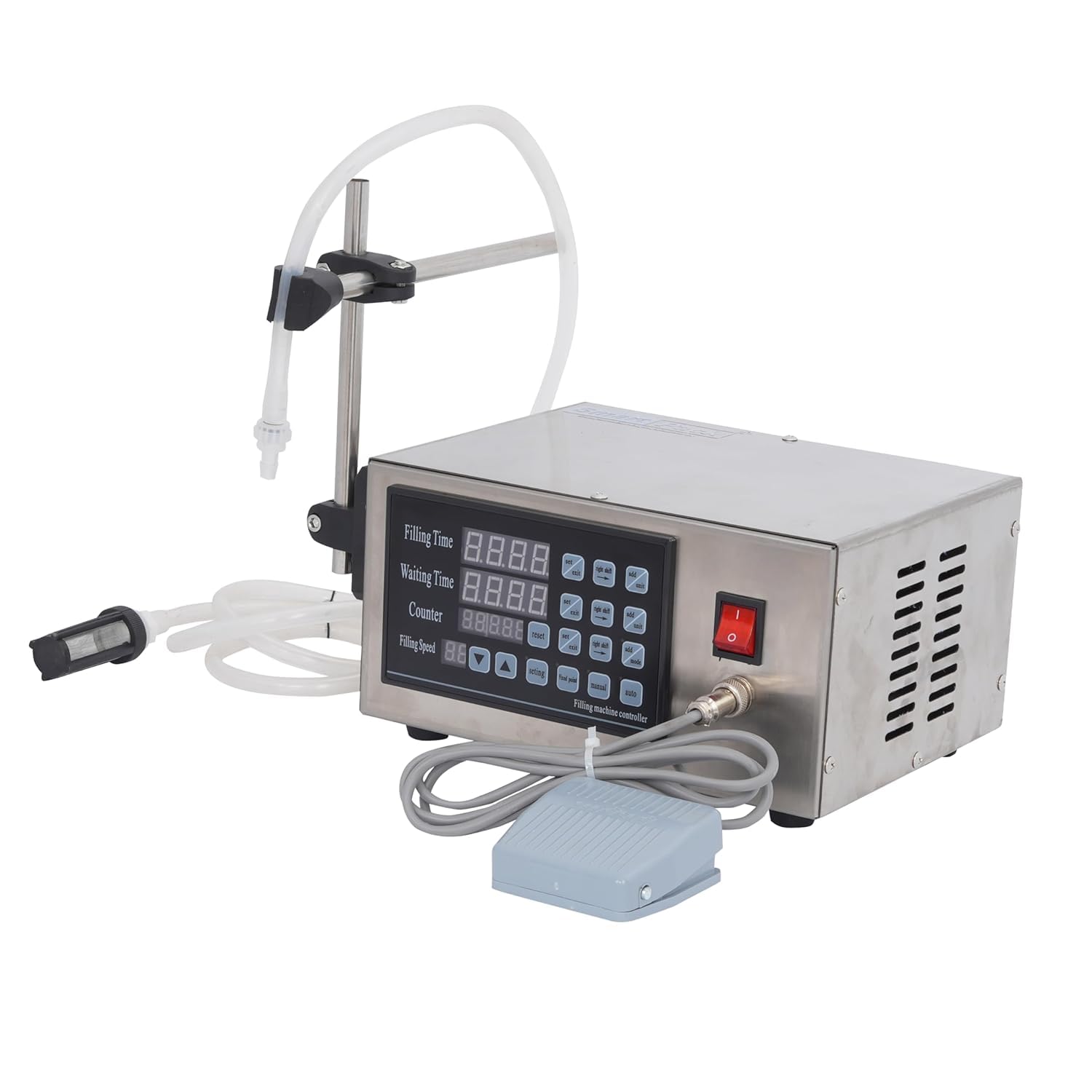 UNIVERSAL SEAL LT-130 Single Head Digital Liquid Filling Machine | Manual & Automatic Control | for Low Viscosity Oil, Milk, Beverage, Essential Oil,  - Image 5