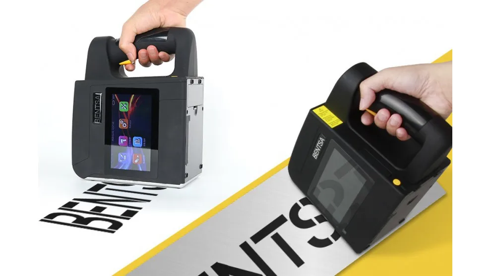 UNIVERSAL SEAL Automatic 4 Inch 100mm Industrial Grade Handheld TIJ Printer | Multi-Head Batch Coding Machine (With 4 Cartridges) - Image 2