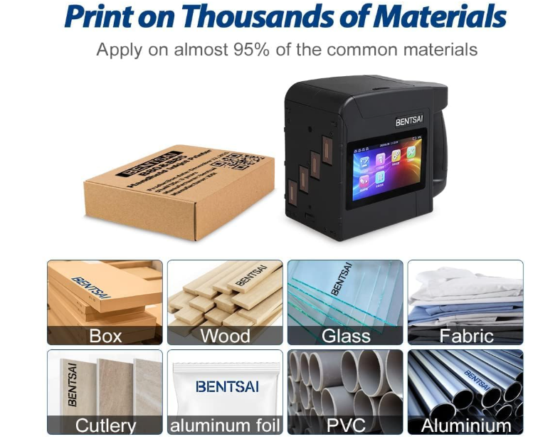 UNIVERSAL SEAL Automatic 4 Inch 100mm Industrial Grade Handheld TIJ Printer | Multi-Head Batch Coding Machine (With 4 Cartridges) - Image 5