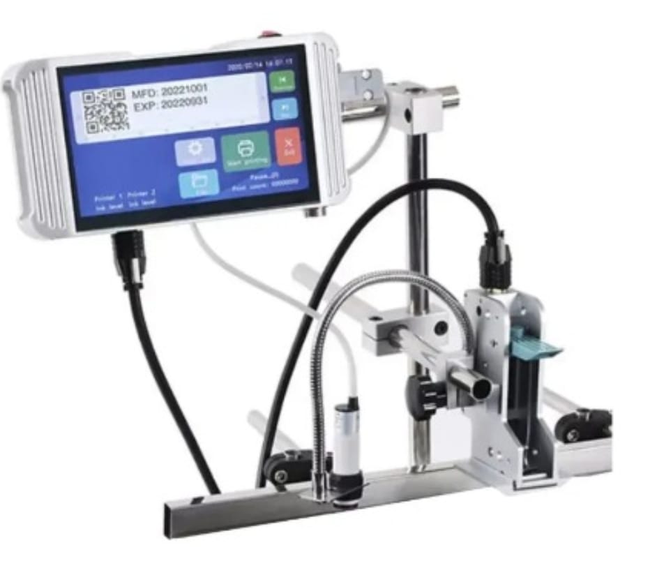 UNIVERSAL SEAL Automatic 12.7mm Online Conveyor TIJ Printer | High-Speed Continuous Batch Coding Machine (With Cartridge) - Image 1