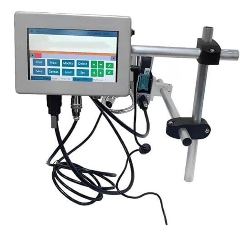 UNIVERSAL SEAL 5-Inch Display Online Automatic TIJ Printer | High-Speed Continuous Inline Batch Coding Machine (With Cartridge Kit) - Image 1