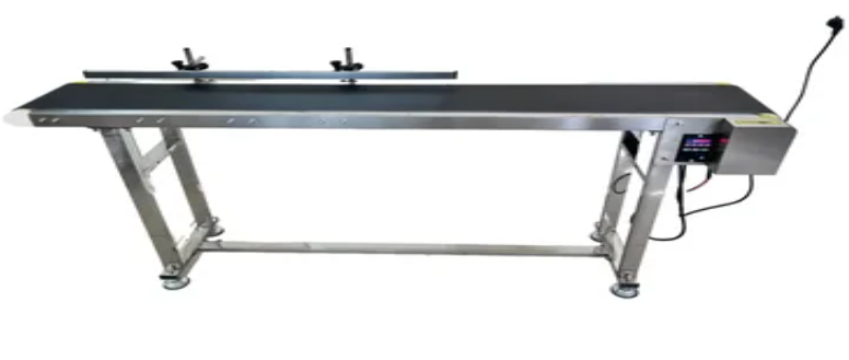 UNIVERSAL SEAL Electric 60 x 12 Inch Automatic Conveyor Belt Machine | Ultra-Wide Heavy Duty Continuous Track Stand For Inkjet Printers - Image 1