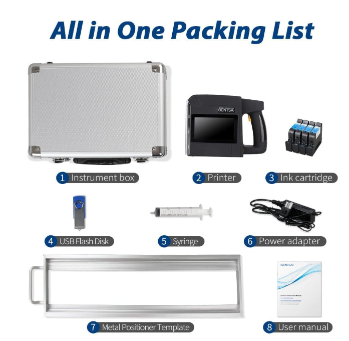 UNIVERSAL SEAL B85 Wide Format Handheld Inkjet Printer | 4-Inch (92mm) Large Character TIJ Batch Coding Machine  - Image 4