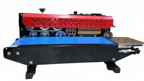 UNIVERSAL SEAL FR-900M Mini Continuous Band Sealer Machine with Conveyor | Portable Heat Sealing Machine for Plastic & Laminated Pouches  - Image 3