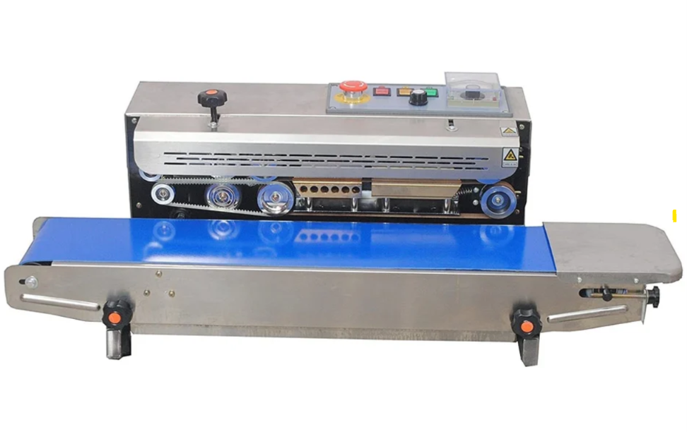 UNIVERSAL SEAL FR-900 Ms Continuous Band Sealing Machine | Horizontal Automatic Pouch Sealer with Digital Temperature Control - Image 1