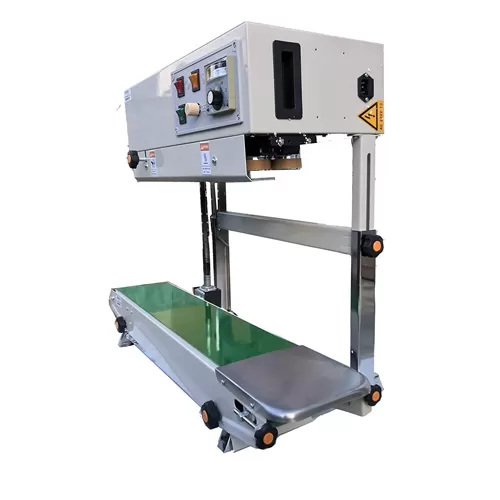 UNIVERSAL SEAL 3kg MS Vertical Continuous Band Sealer Machine with Stand | 500W Heavy-Duty Automatic Pouch Sealer - Image 2