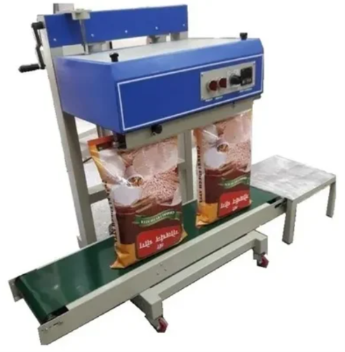 UNIVERSAL SEAL 10kg MS Heavy Duty Vertical Continuous Band Sealer Machine with Jack Stand | Automatic High-Capacity Pouch Sealer - Image 2