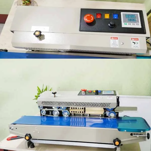 UNIVERSAL SEAL Premium SS Continuous Band Sealer Machine | 750W Heavy-Duty Stainless Steel Automatic Pouch Sealer - Image 5