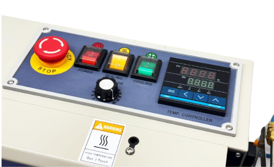 UNIVERSAL SEAL Heavy Duty Continuous Horizontal MS Band Sealer with Nitrogen Flushing Kit | 10mm Seal Width Automatic Packaging Machinc - Image 2