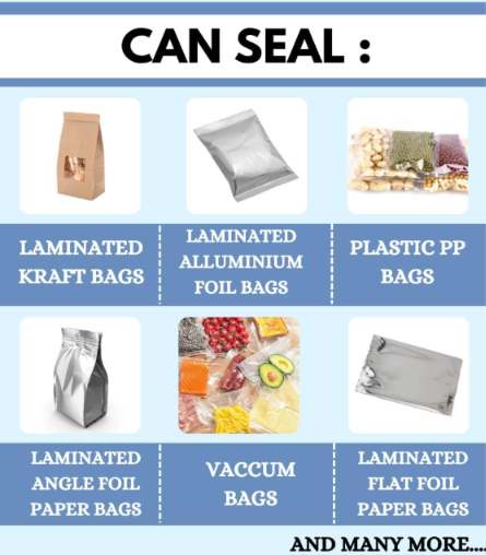UNIVERSAL SEAL Heavy Duty Continuous Horizontal MS Band Sealer with Nitrogen Flushing Kit | 10mm Seal Width Automatic Packaging Machinc - Image 4