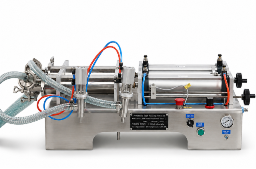 UNIVERSAL SEAL 50ml to 500ml Pneumatic Single Nozzle Liquid Filling Machine | Automatic Piston Liquid Filler for Oil, Paste & Juice - Image 2