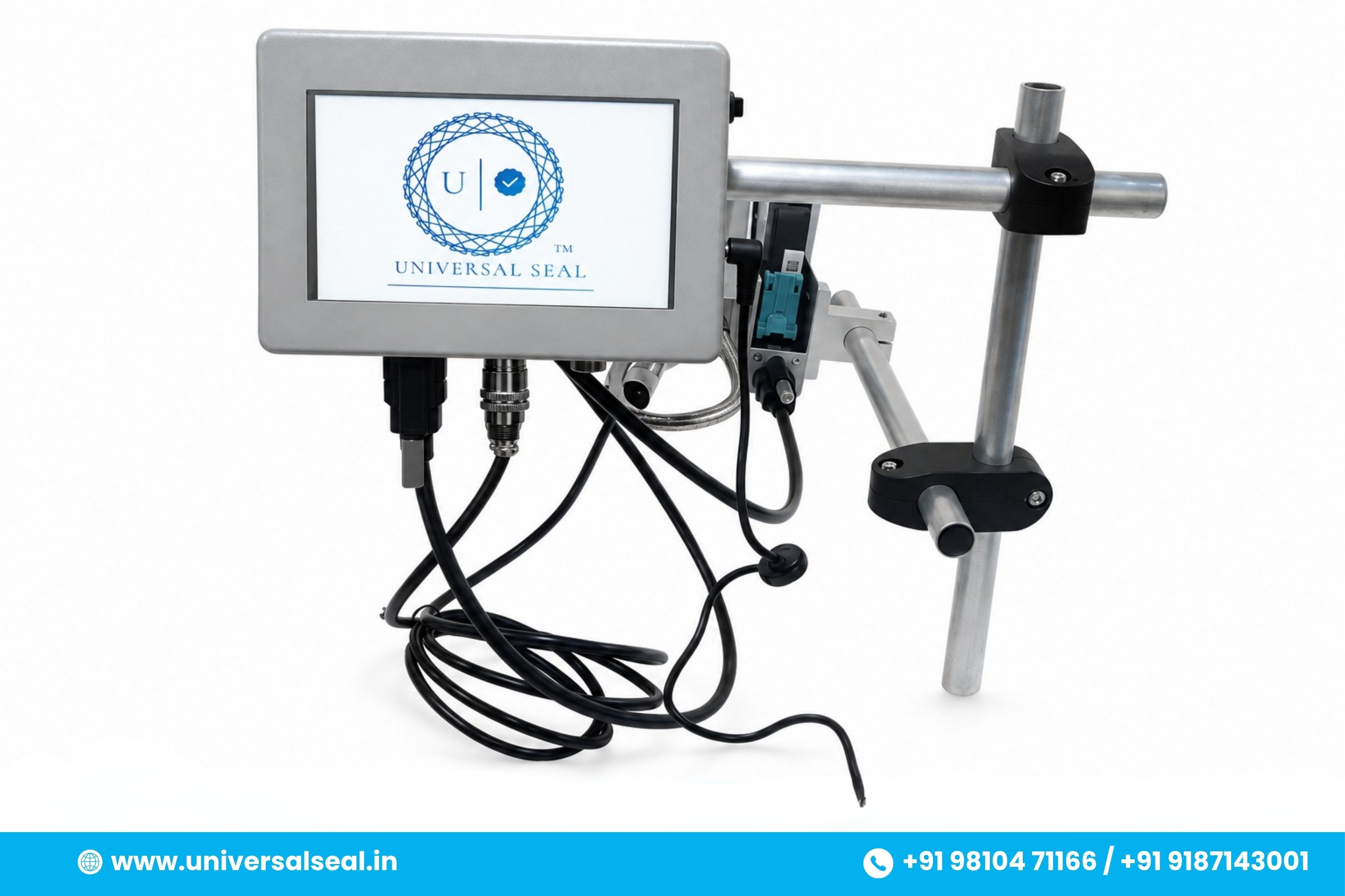 Automatic 12.7mm Online TIJ Printer for High Speed Printing of Expiry Date, Batch No., Barcodes  - Image 4