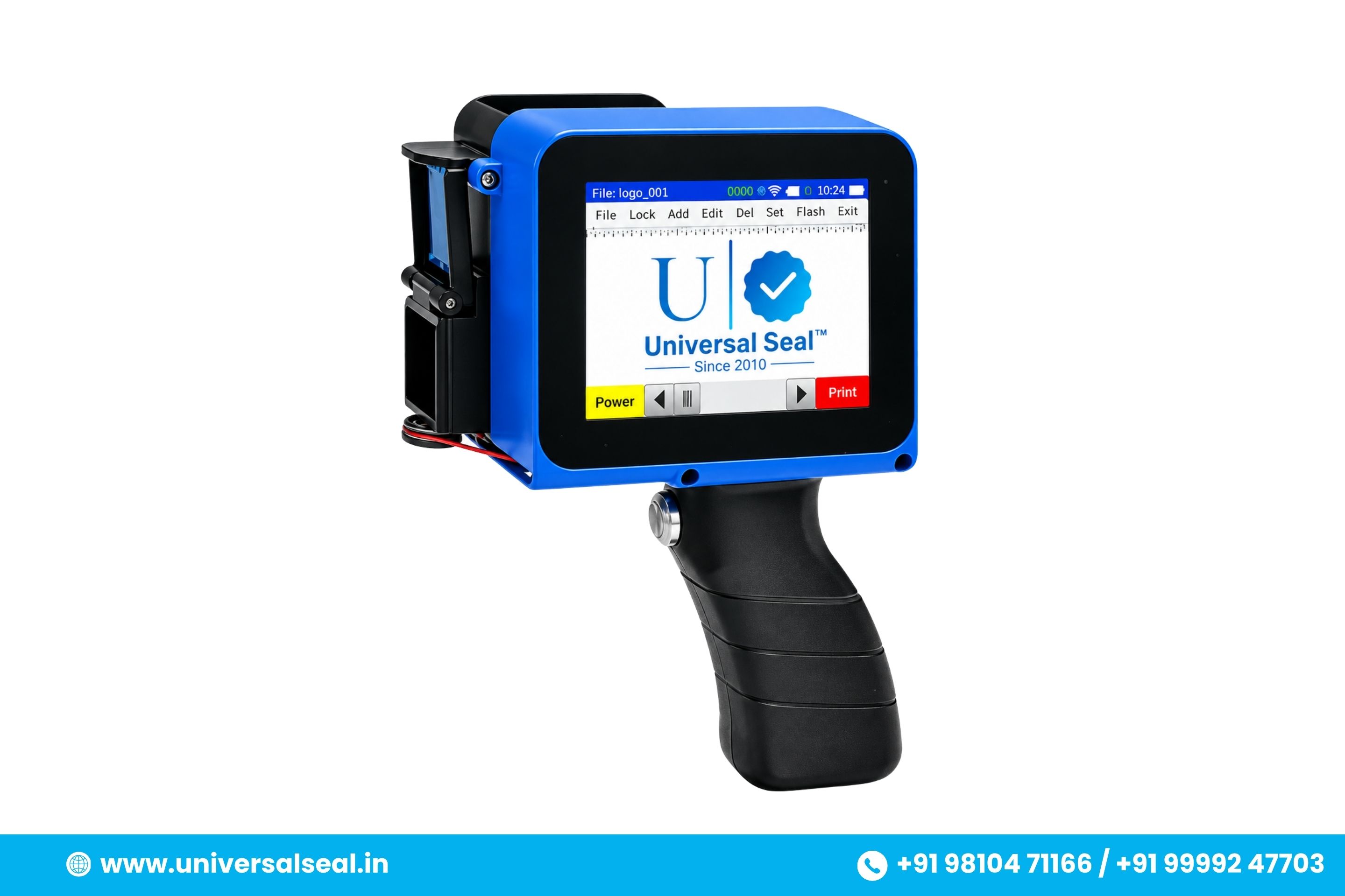 MF-101 Online TIJ Inkjet Printer Suitable for 12.7S Solvent Base Cartridge