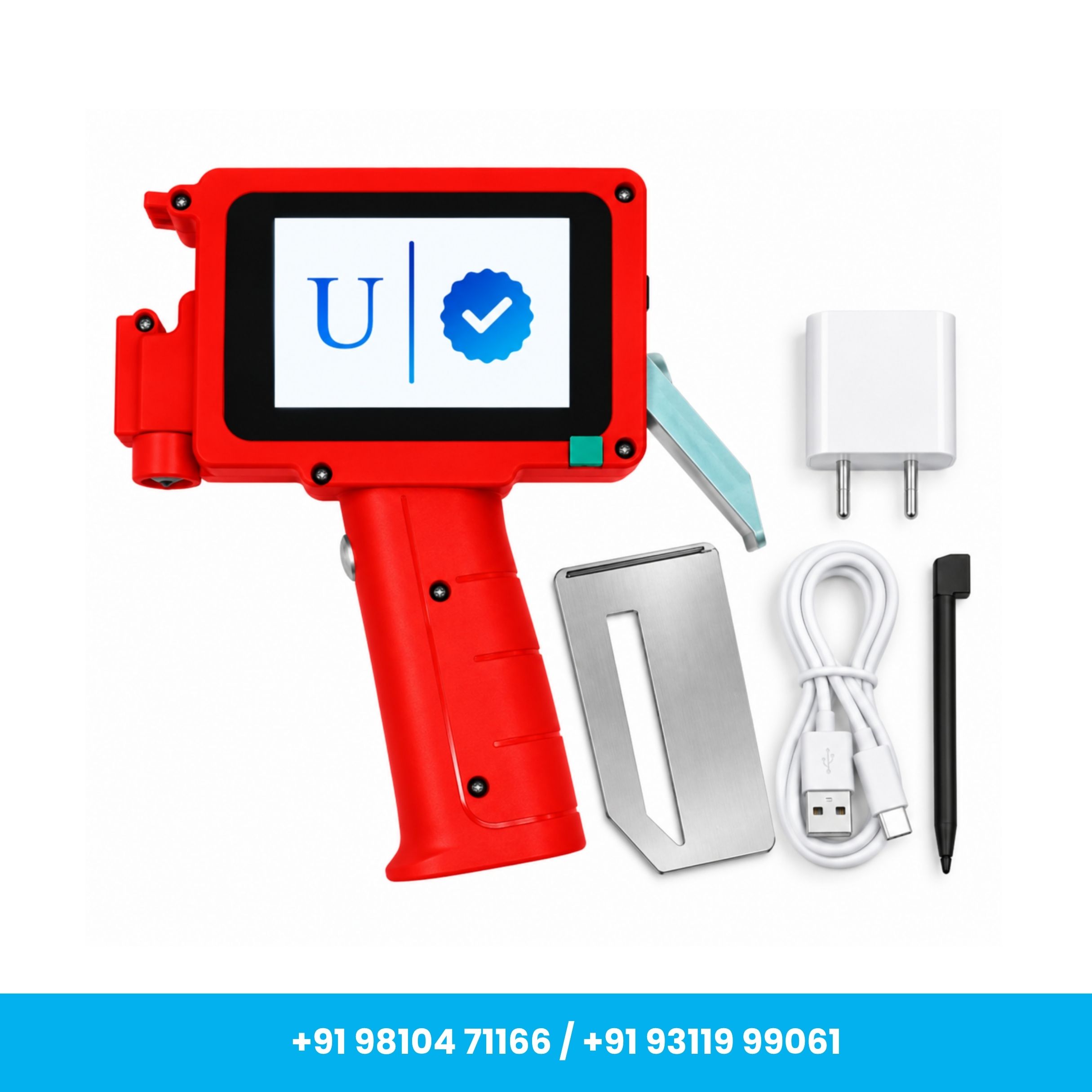 Handy 12.7mm 2-in-1 Mini Pro Handheld TIJ Inkjet Printer with Water-Based Cartridge - Image 4
