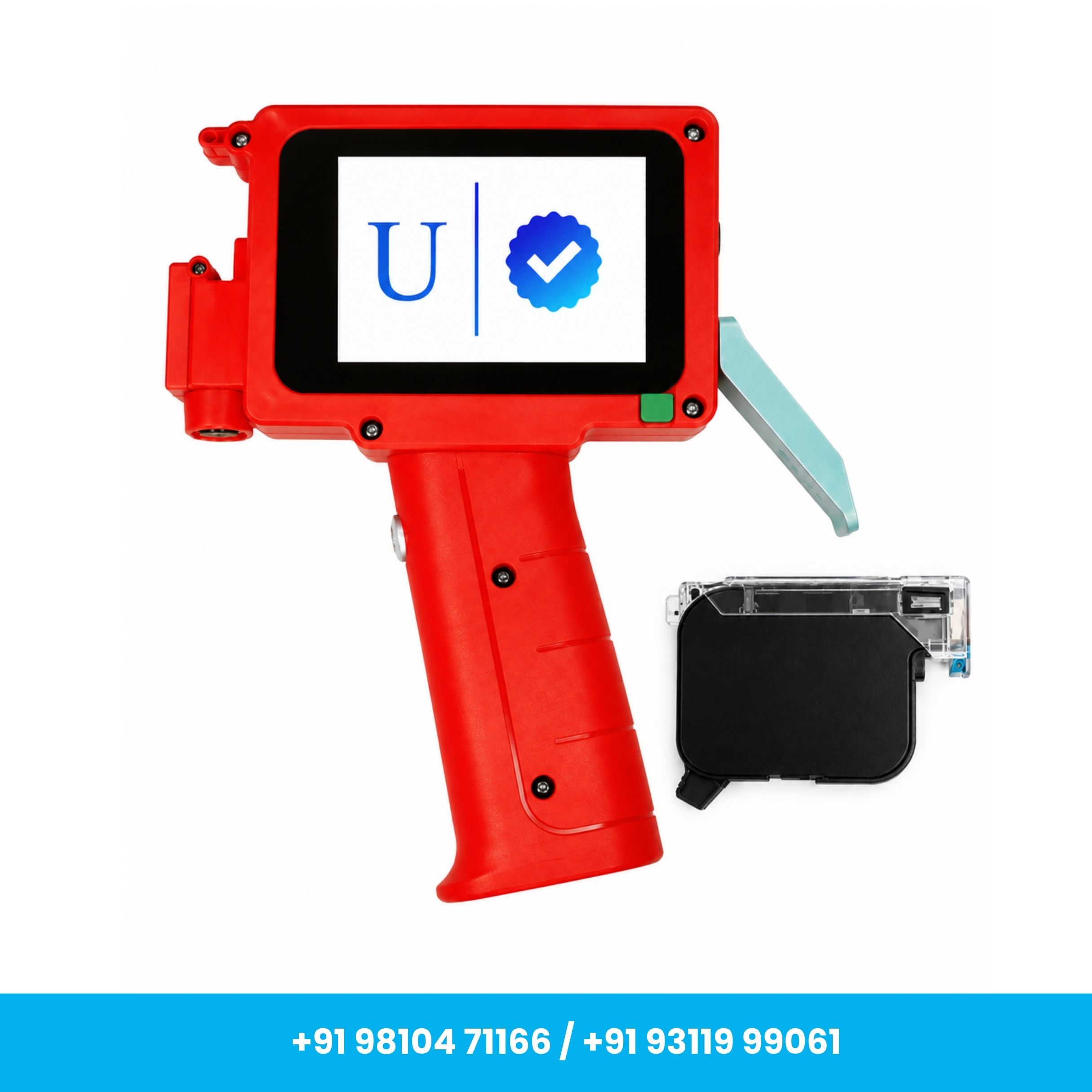 Handy 12.7mm 2-in-1 Mini Pro Handheld TIJ Inkjet Printer with Water-Based Cartridge - Image 5