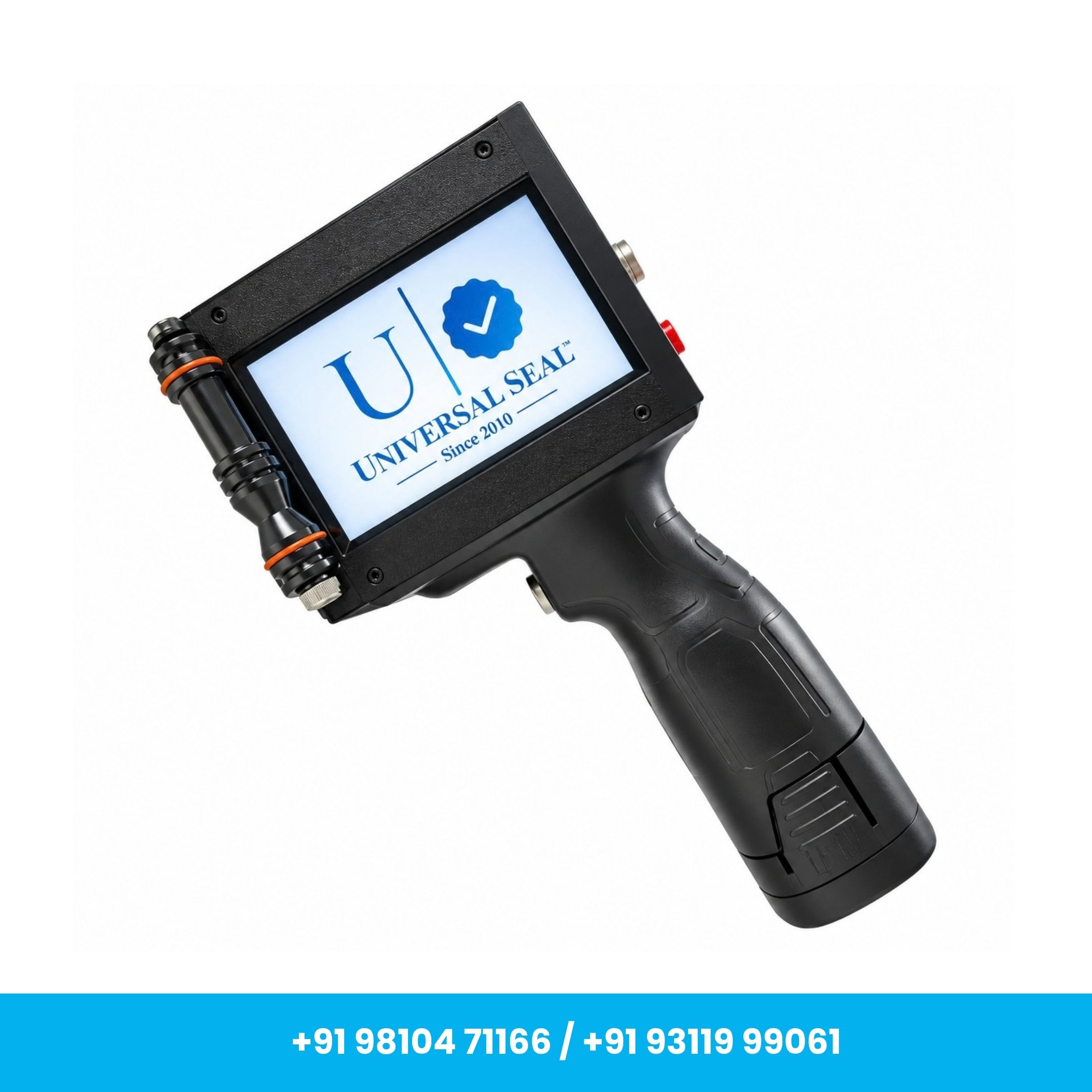 12.7mm Handheld Inkjet Printer – Plastic Body for Flat Surface Printing