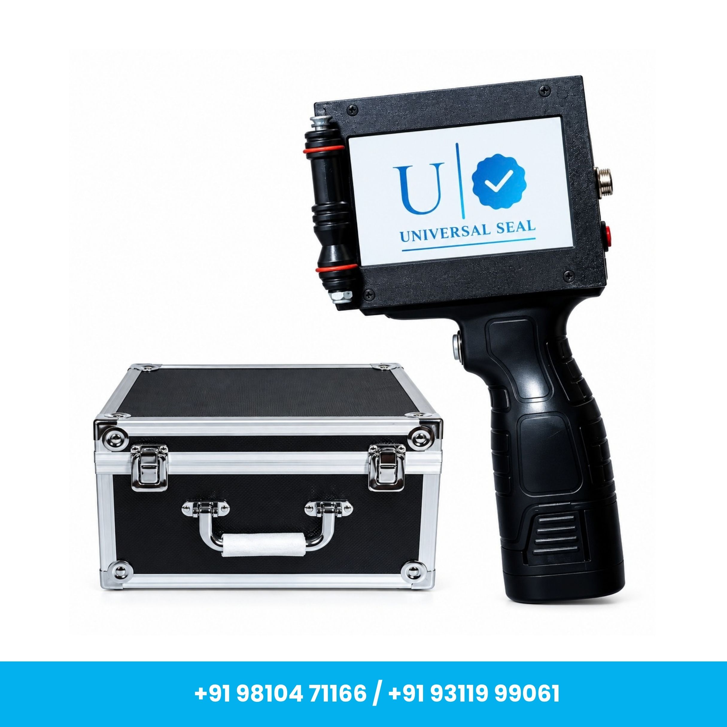 12.7mm Metal Body Handheld TIJ Inkjet Printer with Cartridge