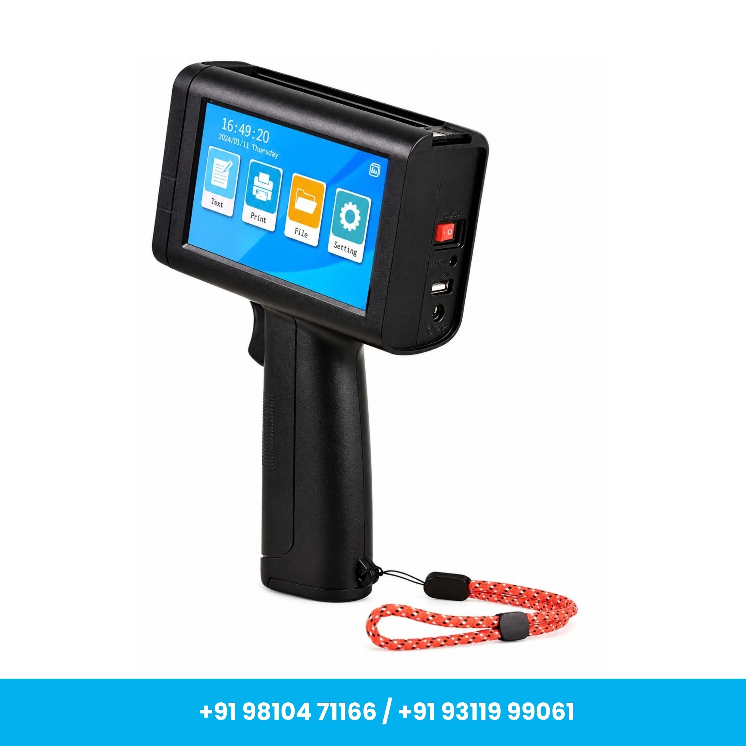 Advanced Lightweight Handheld TIJ Batch Coding Printer with Cartridge - Image 3