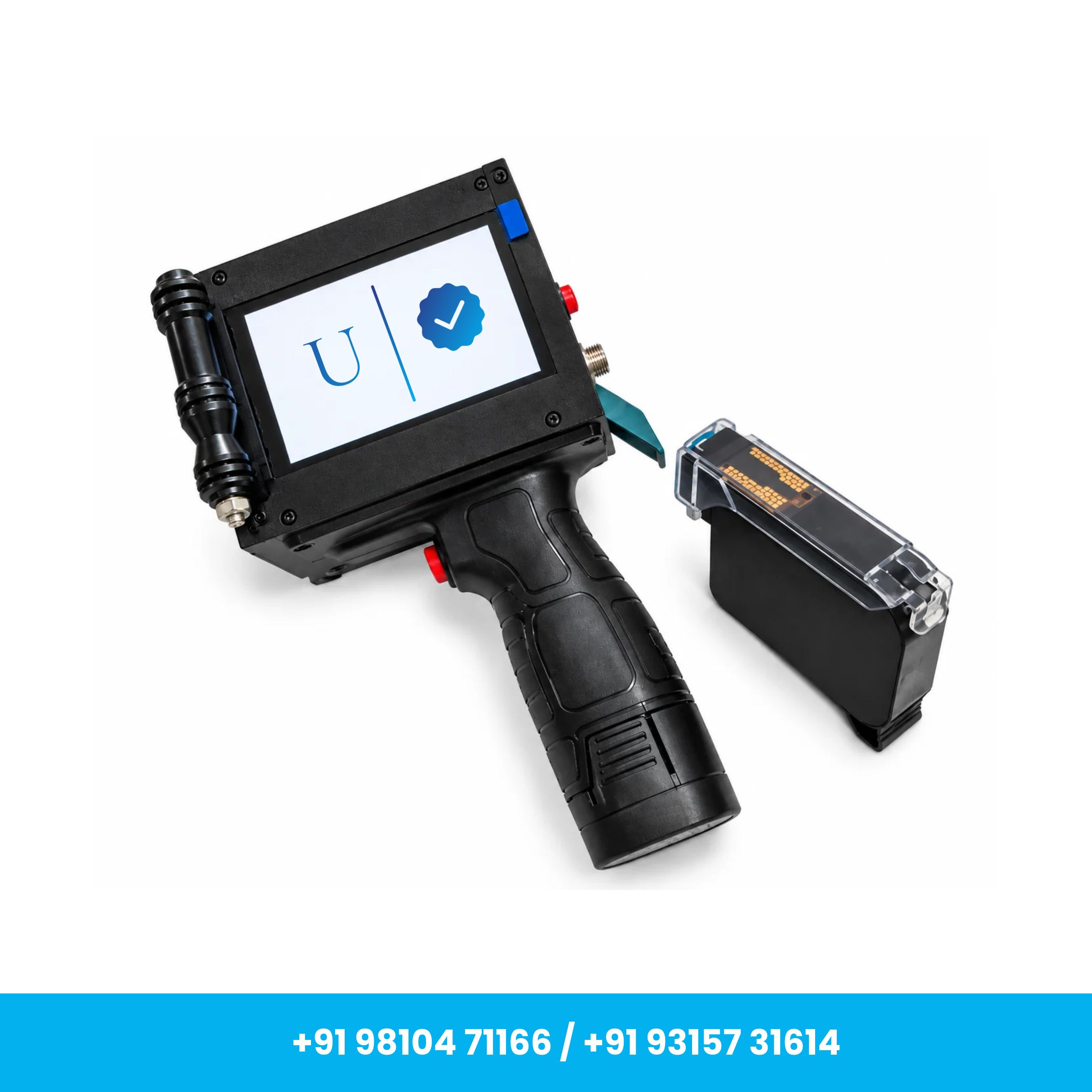 25.4mm Metal Body without Cartridge Handheld Inkjet Printer for MRP, Date, Batch Coding - Image 3