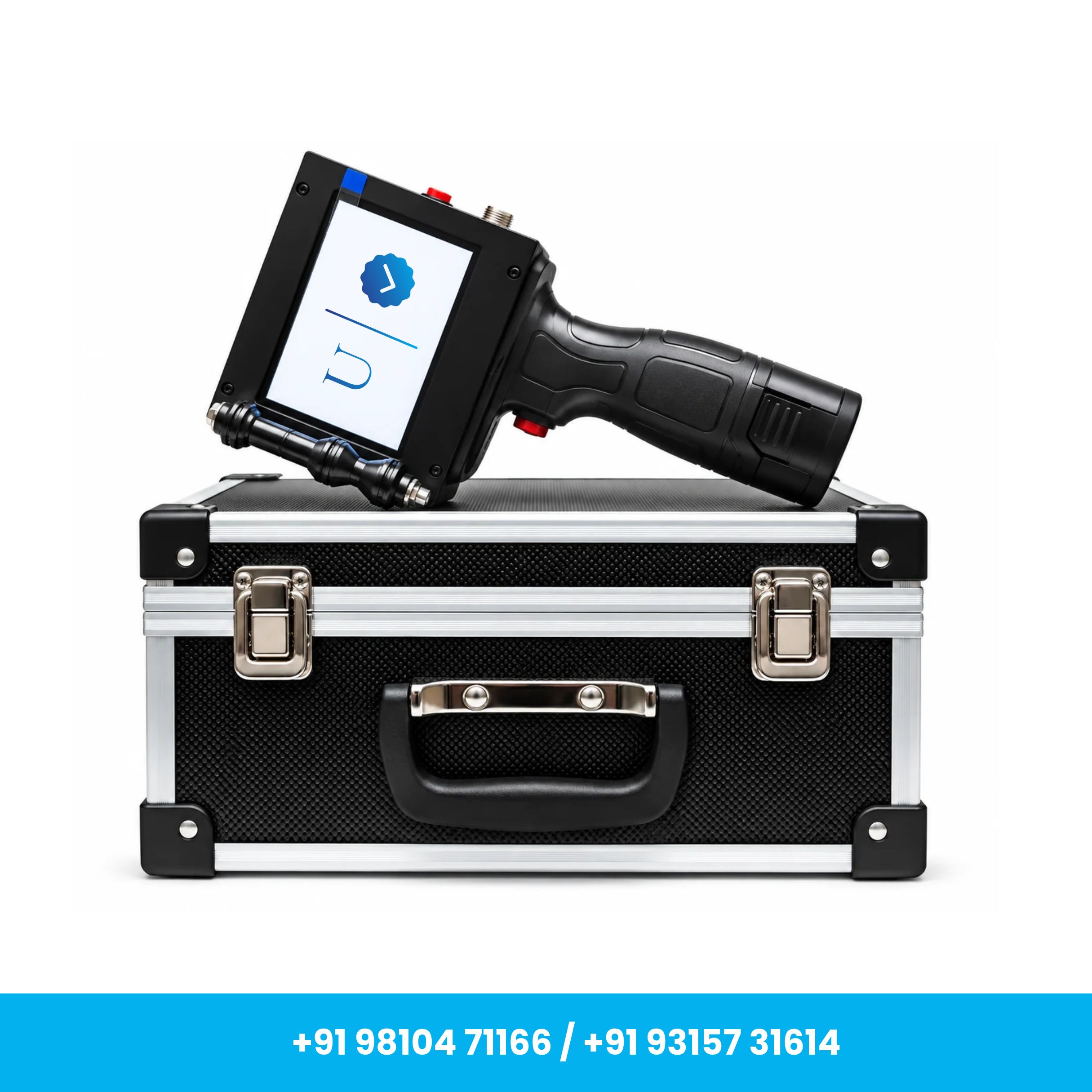 25.4mm Metal Body without Cartridge Handheld Inkjet Printer for MRP, Date, Batch Coding