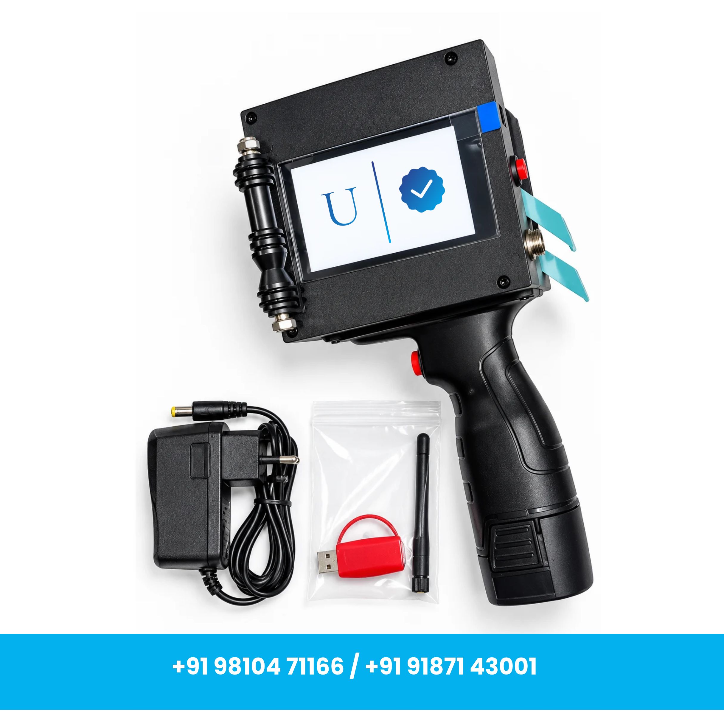 Handheld 50 mm Thermal Inkjet Printer with Solvent Ink Cartridge - Image 3