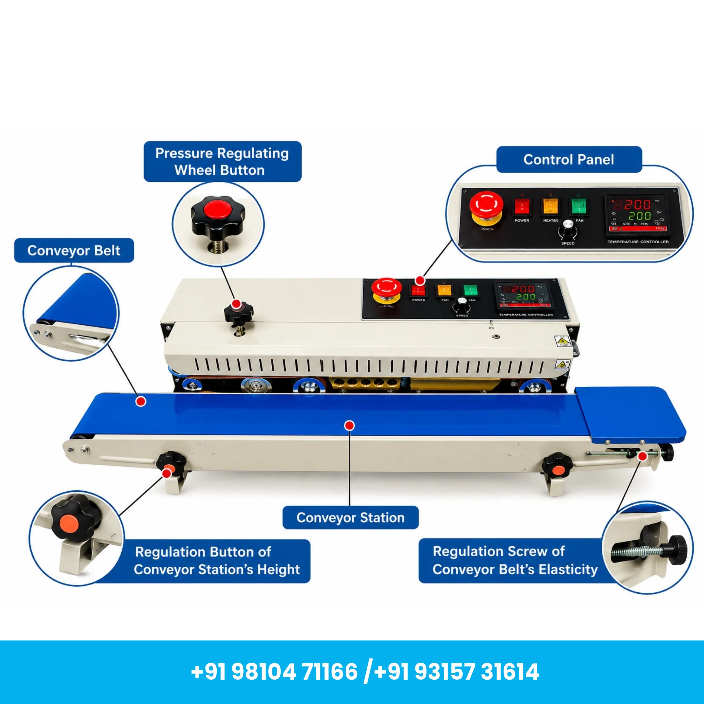Universal Seal™ FR-900 Heavy Duty Horizontal Band Sealer - Image 2