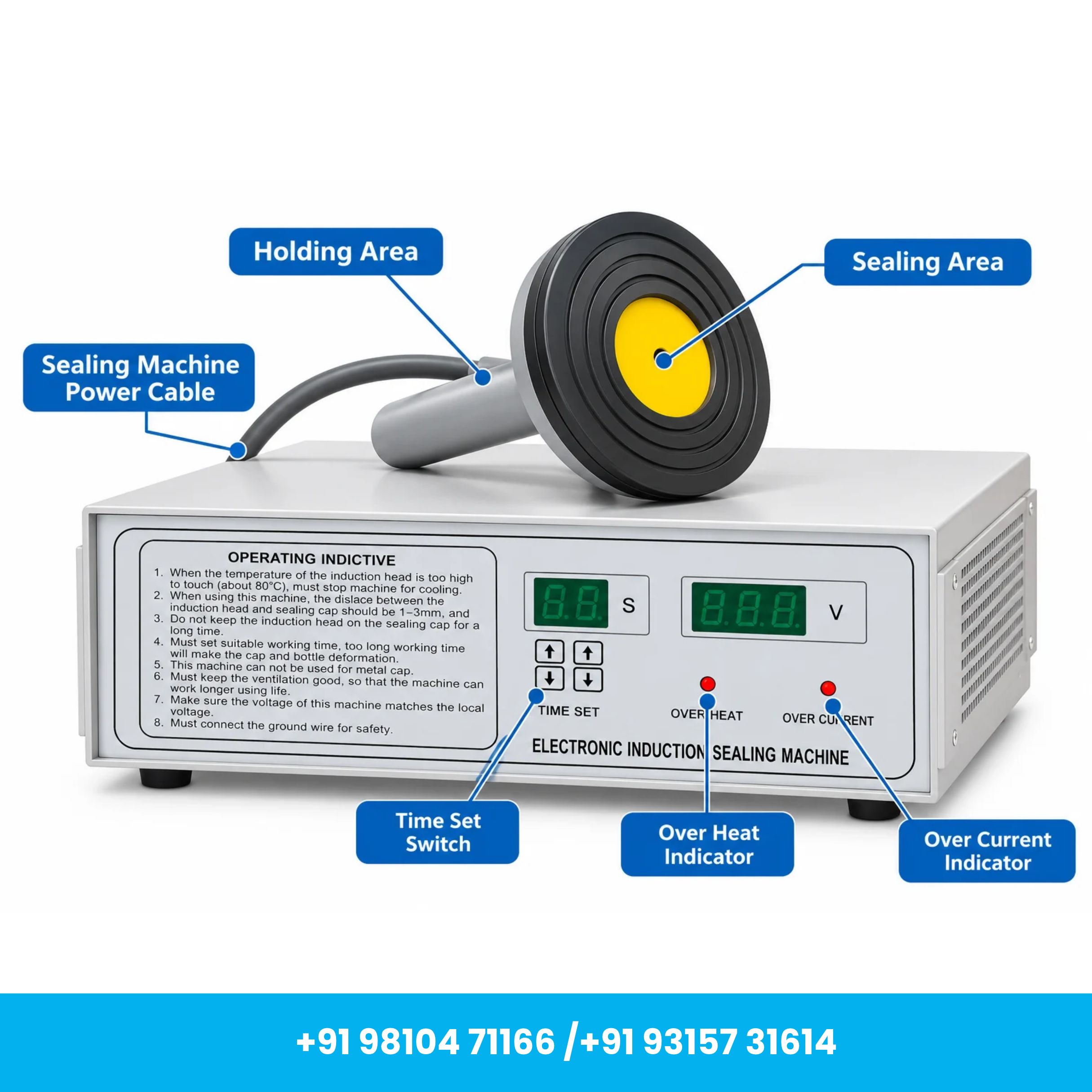 Universal Seal™ DGYF-500C Portable Induction Sealing Machine - Image 2