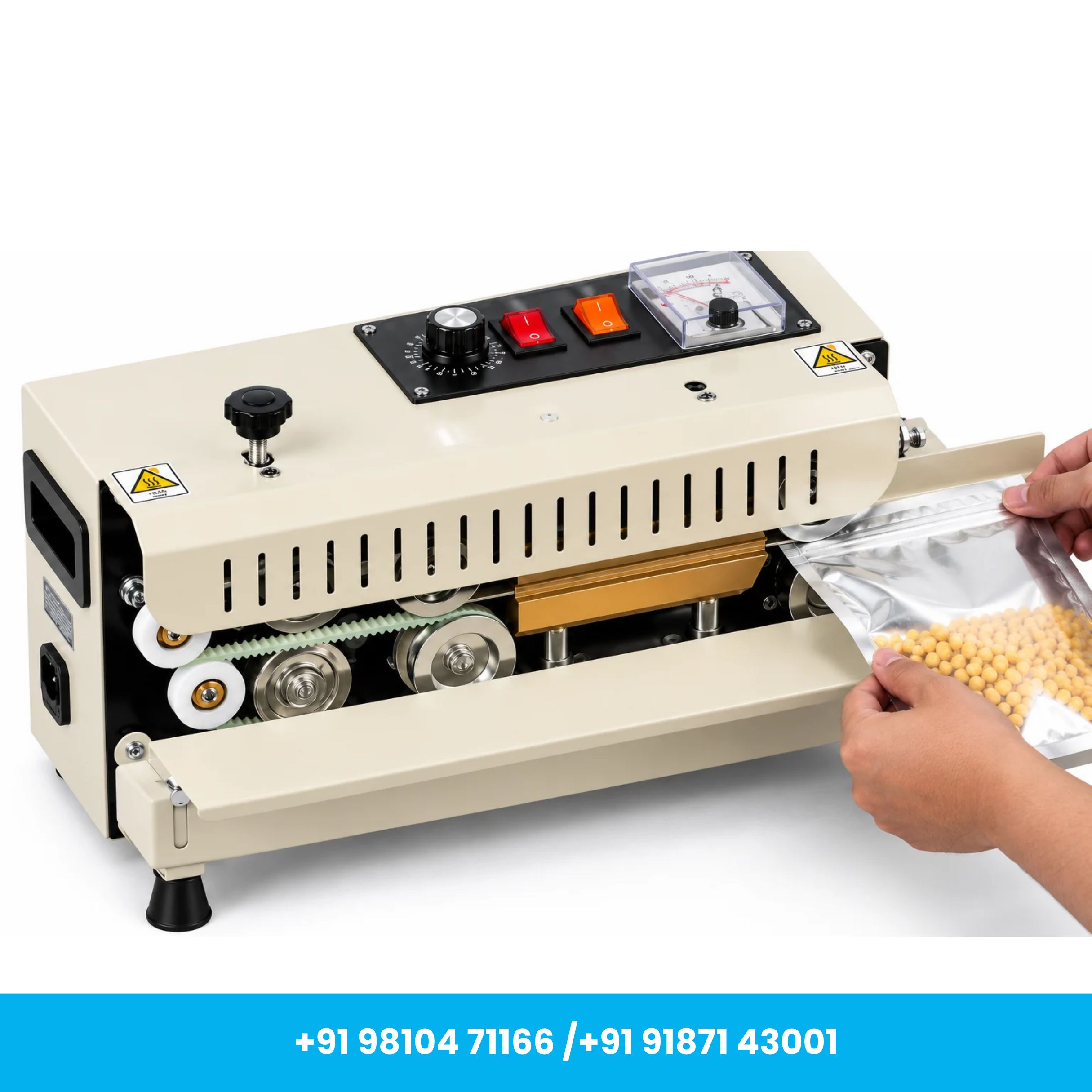 Universal Seal™ FR-400 Mini Panel MS Horizontal Band Sealer Machine - Image 4