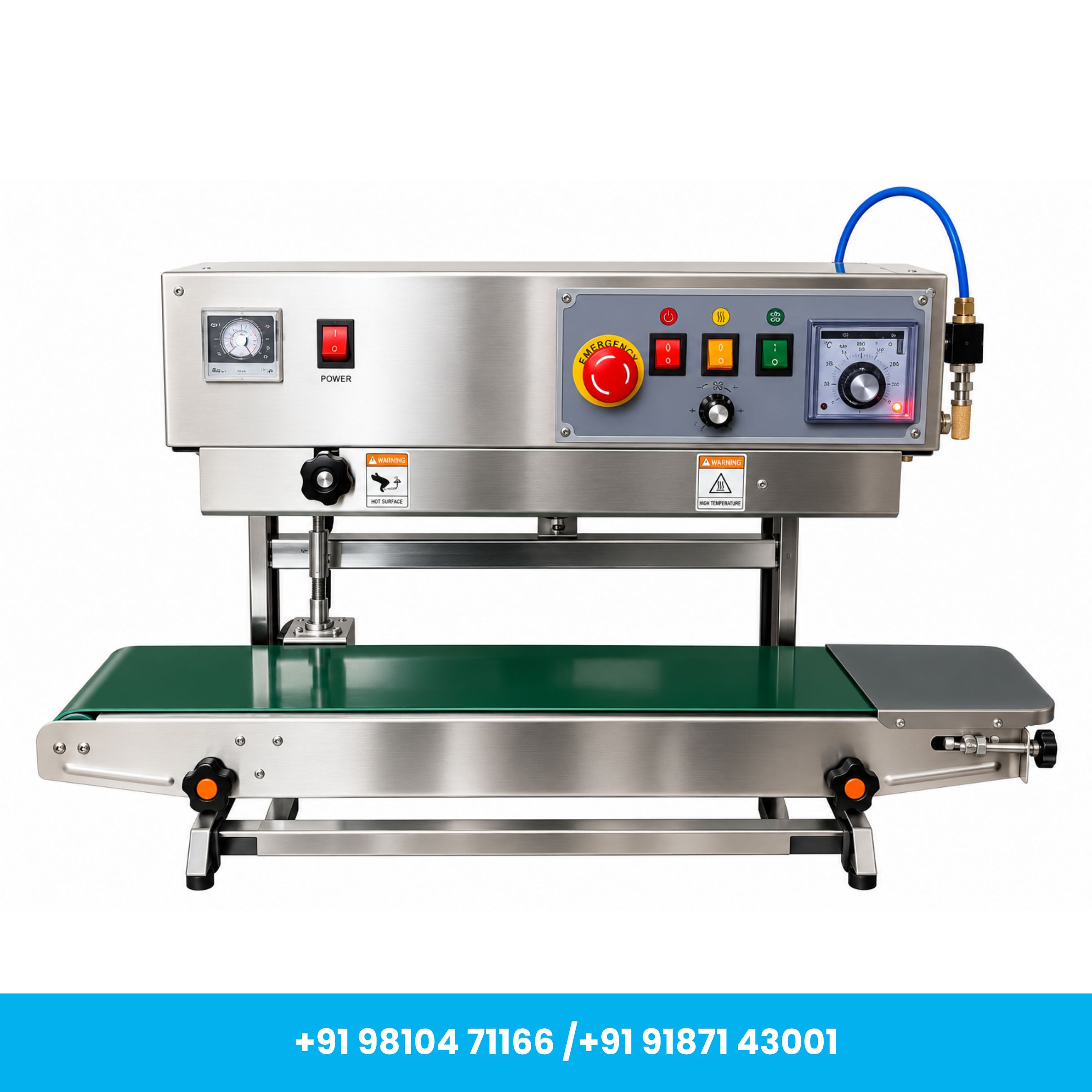 Universal Seal™ Heavy Duty SS Vertical Continuous Band Sealer with Nitrogen Flushing System