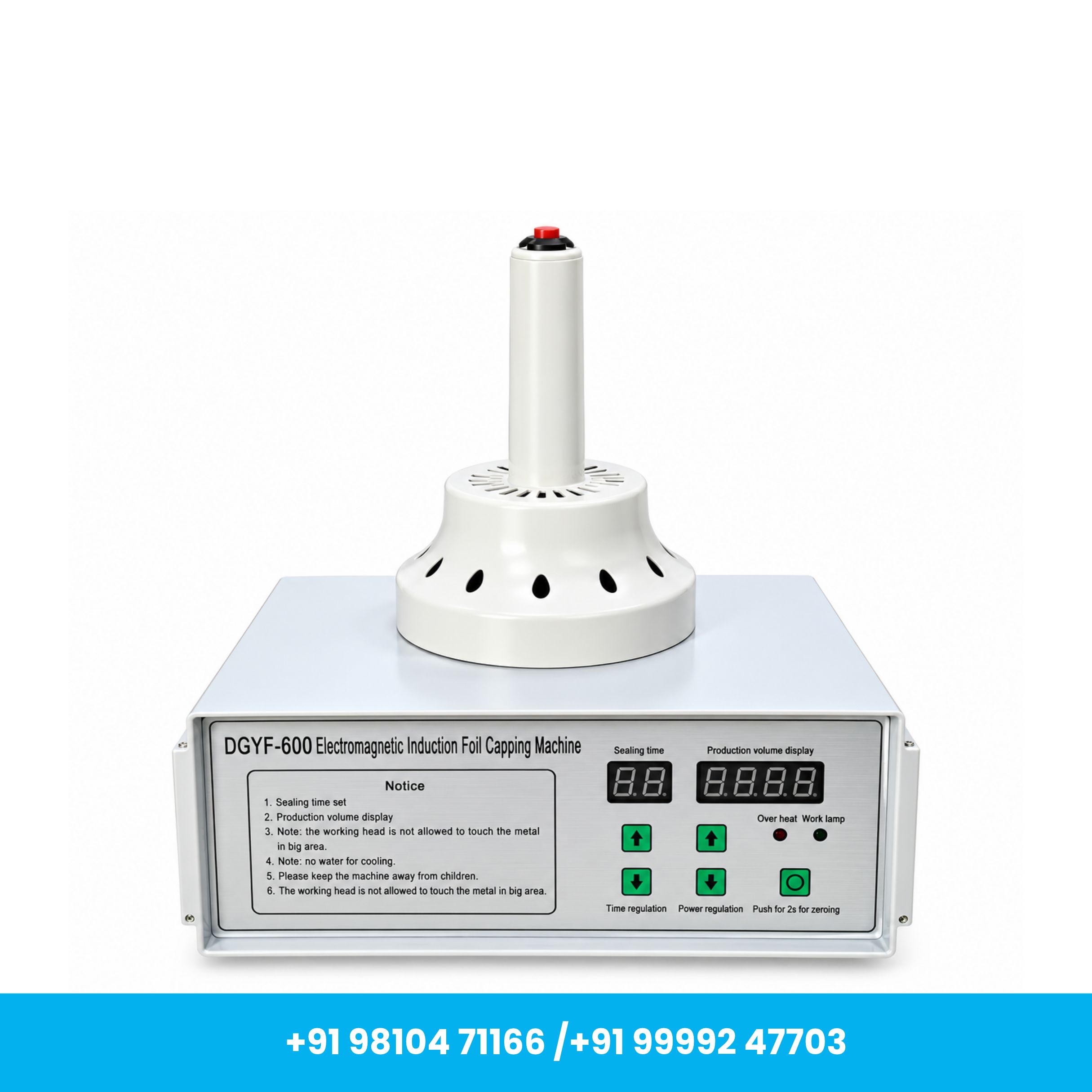 Universal Seal™ DGYF-600C Manual Induction Sealing Machine – 20 to 130mm - Image 1